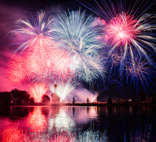 2024 Melaleuca Freedom Celebration fireworks over the Snake River